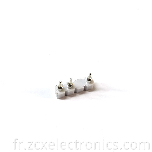 2.54 White Plugged Female Connectors